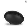 Keramische urn Mastaba mat zwart model rugbybal | fp-KU 129