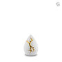 Keramische urn Kintsugi glans wit keepsake | fp-KU 199 K