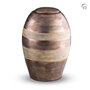 Keramische urn Pottery Bonny metallic en jade groen | fp-KU 306