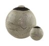 Keramische urn Ceramic Art groot bol 3L groen grijs| ds-CA12
