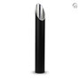 Stijlvolle aluminium design urn voor tuin of terras zwart groot  | fp-CGS 001 L