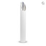 Stijlvolle aluminium design urn voor tuin of terras wit groot  | fp-CGS 002 L