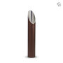 Stijlvolle aluminium design urn voor tuin of terras bronskleur medium  | fp-CGS 003 M