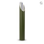 Stijlvolle aluminium design urn voor tuin of terras olijfgroen groot  | fp-CGS 006 L