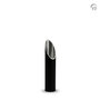 Stijlvolle aluminium design urn met waxinehouder zwart groot  | fp-CGS 001 L