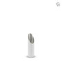 Stijlvolle aluminium design urn met waxinehouder wit medium | fp-CGS 002 M
