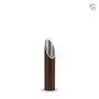 Stijlvolle aluminium design urn met waxinehouder bronskleur groot  | fp-CGS 003 L