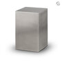 Elegante  urn van RVS duurzaam en stijlvol model Beaumont zilverkleurig | fp-RVS 552