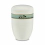 Metalen urn wit met decoratieve afbeelding engelen | wd-UH3814