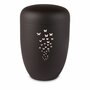 Metalen urn zwart met moderne afbeelding roze vlinders | wd-UH3670WD23