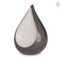 Metalen urn exclusieve FP-Originals collectie Teardrop grijs | fp-FPU 102