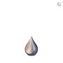 Metalen urn exclusieve FP-Originals collectie Teardrop blauw keepsake | fp-FPU 103 K
