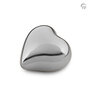 Metalen urn exclusieve FP-Originals collectie Odyssee hart zilverkleur keepsake | fp-FPU 124