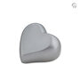 Metalen urn exclusieve FP-Originals collectie Odyssee hart zilverkleurig keepsake | fp-FPU 132