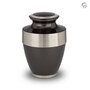 Metalen urn klassiek model in donkergrijs met zilverkleur | fp-HU 109 Z