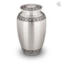 Metalen urn klassiek model in zilverkleur en zwart| fp-HU 128