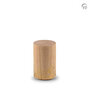 Elegante houten design urn Urna collectie cilindervorm goudkleurig versiering keepsake | fp-WU 010 K