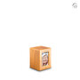 Persoonlijke handgemaakte houten MDF urn met foto lichtbruin small| fp-MPG 001 S