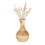 Handgemaakte houten kleine urn vaasmodel licht | mk-LittleVase Essenhout