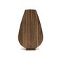 Houten kleine urn anjer notenhout | hu-DHU A 232