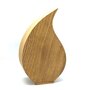 Houten grote urn Magnolia eikenhout | hu-DHU A 311