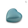 Metaal keepsake hart Satori parelmoer blauw | fp-HUH 407